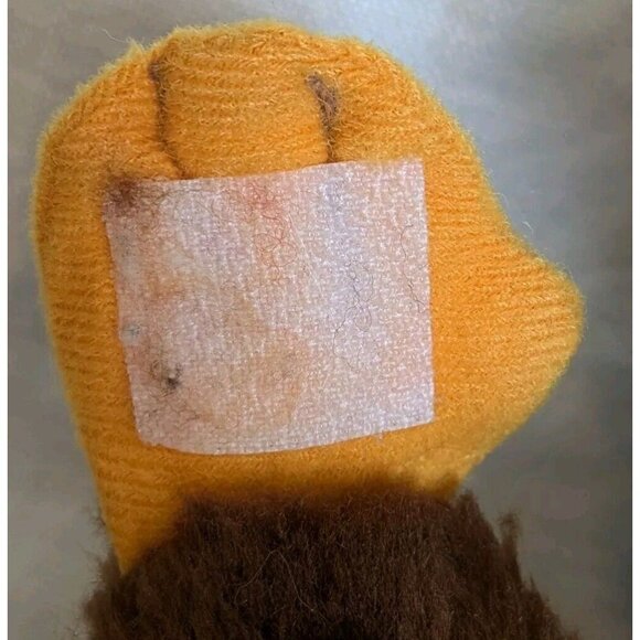 Elka Toys Plush Monkey New York  Stuffed Animal Clasp Hands Old Sad Lonely Vtg - Picture 11 of 16
